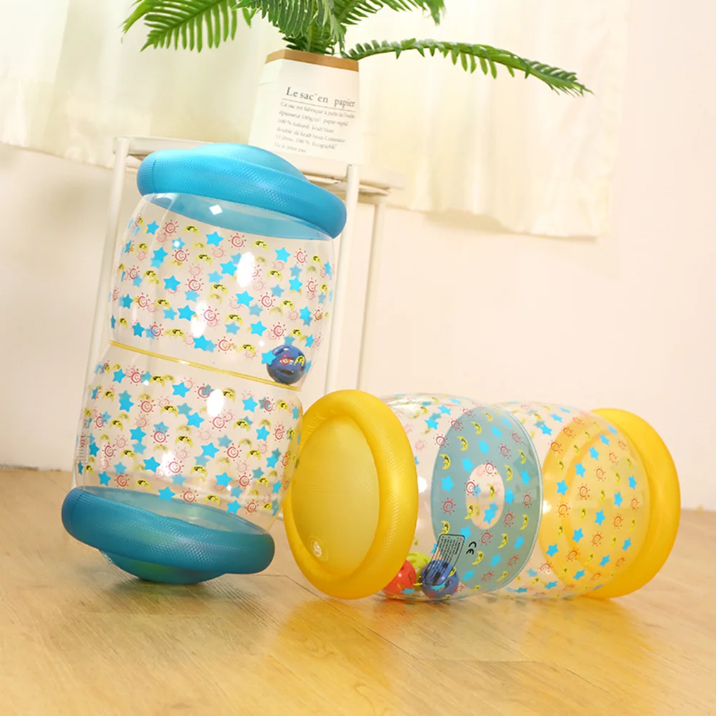 Tube d'entraînement gonflable pour ramper, pour le développement de la Coordination des Muscles de bébé, tapis de jeu en plastique pour nourrissons