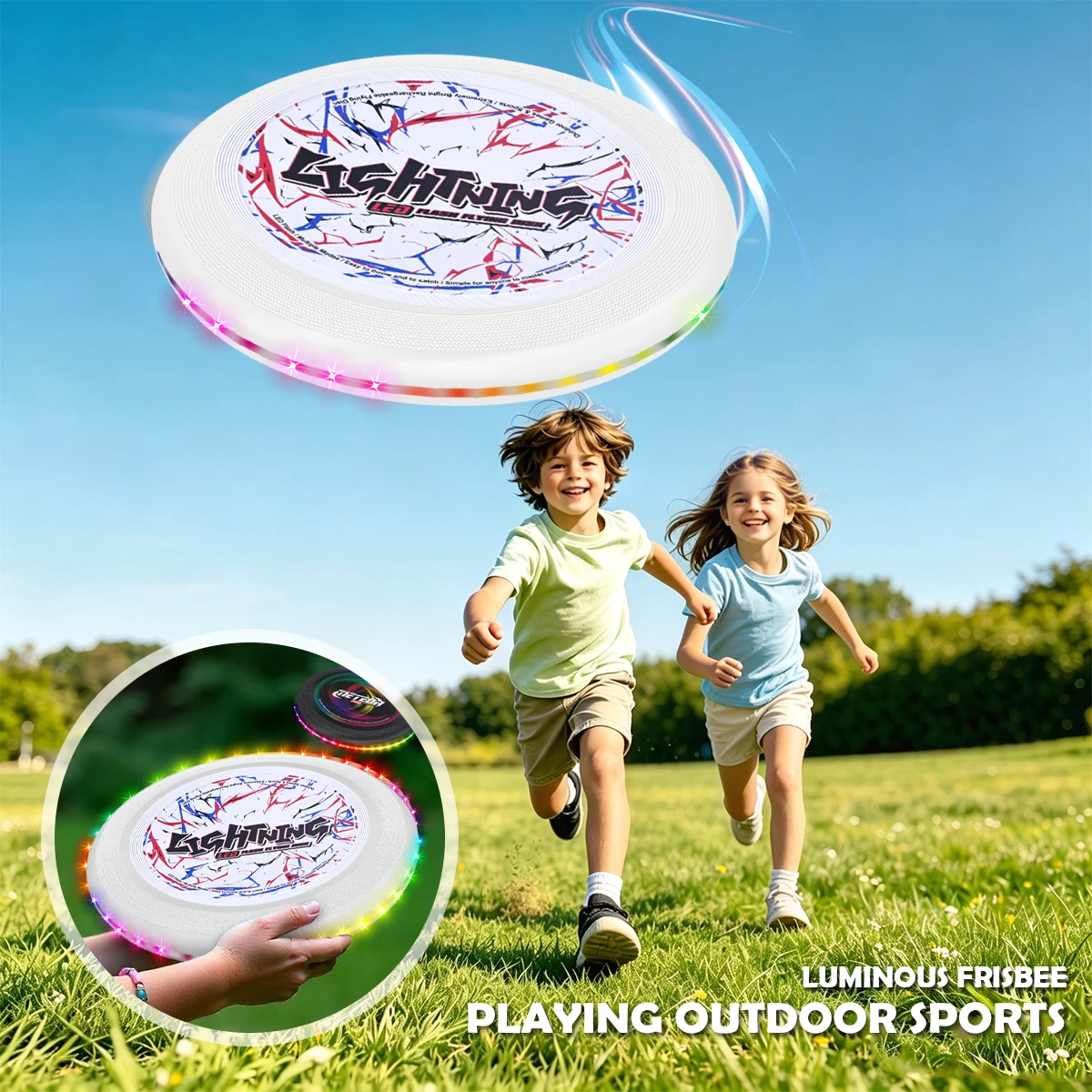 ألعاب فريسبي ملونة بإضاءة LED، - مراجعة Frisbee Freestyle Disc وسعره