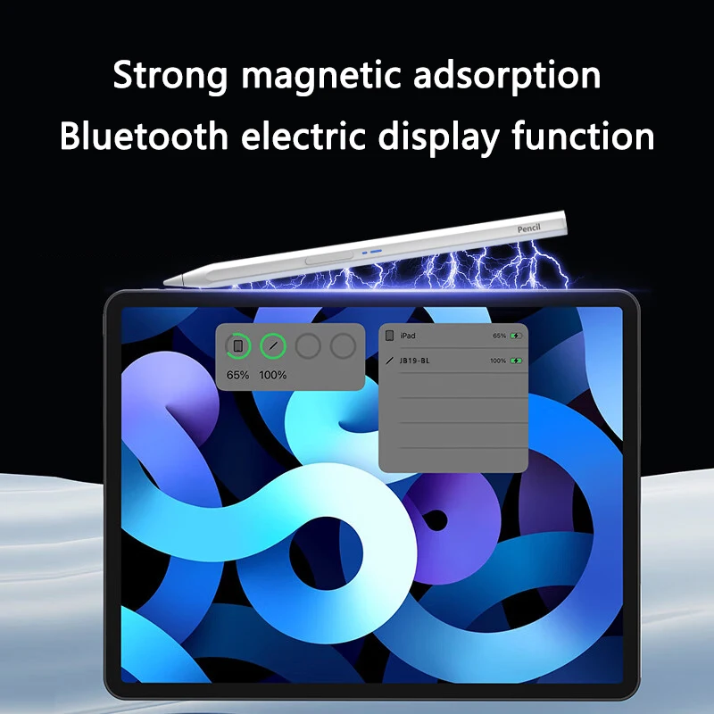 P+7 Universal Hexagonal Stylus PEN For Tablet Android iOS iPad Accessories Drawing Tablet Capacitive Screen Bluetooth Pen BP19BL view 2