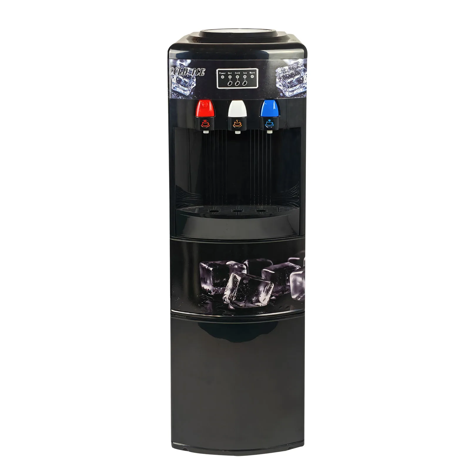 

4 in 1 Standing Ice Cube Water Dispensers with Ice Maker Machine