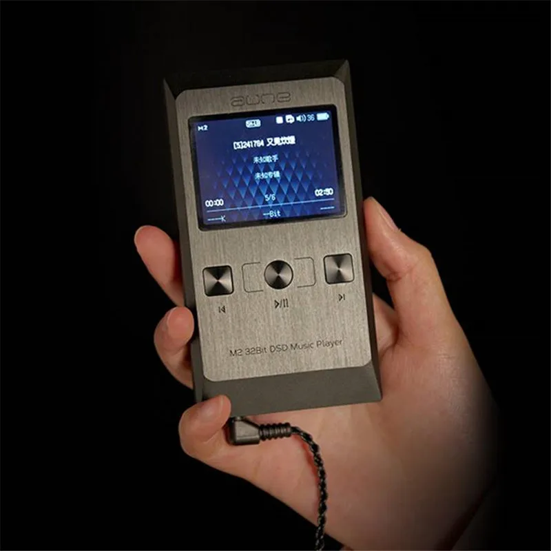 Aune M2Pro 32Bit/192kHz DSD64 HiFi Audiophile Auriculares sin pérdidas AMP Reproductor de música portátil
