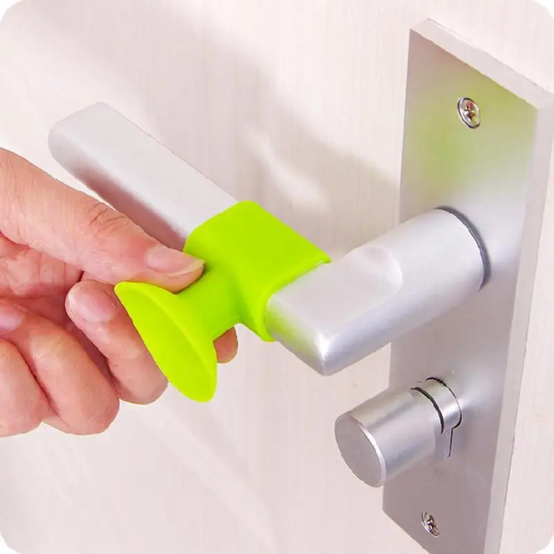 1/3/5PCS Doorknob Wall Mute Crash Pad Door Cabinet Door Handle Lock Silencer Suction Cup Anti-Collision Silicone  Door Stopper