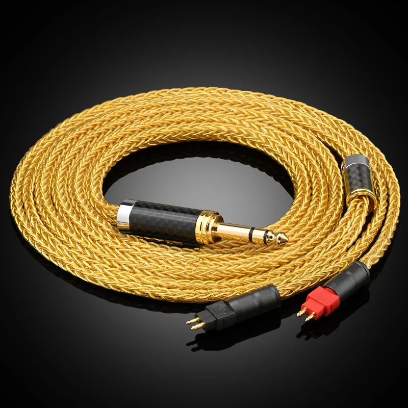 ATAUDIO Neue 16 Core Ausgewogene OCC Gold Überzogene Kopfhörer Kabel Für Sennheiser HD580 HD600 HD650 HDxxx HD660S HD58x HD6xx 6