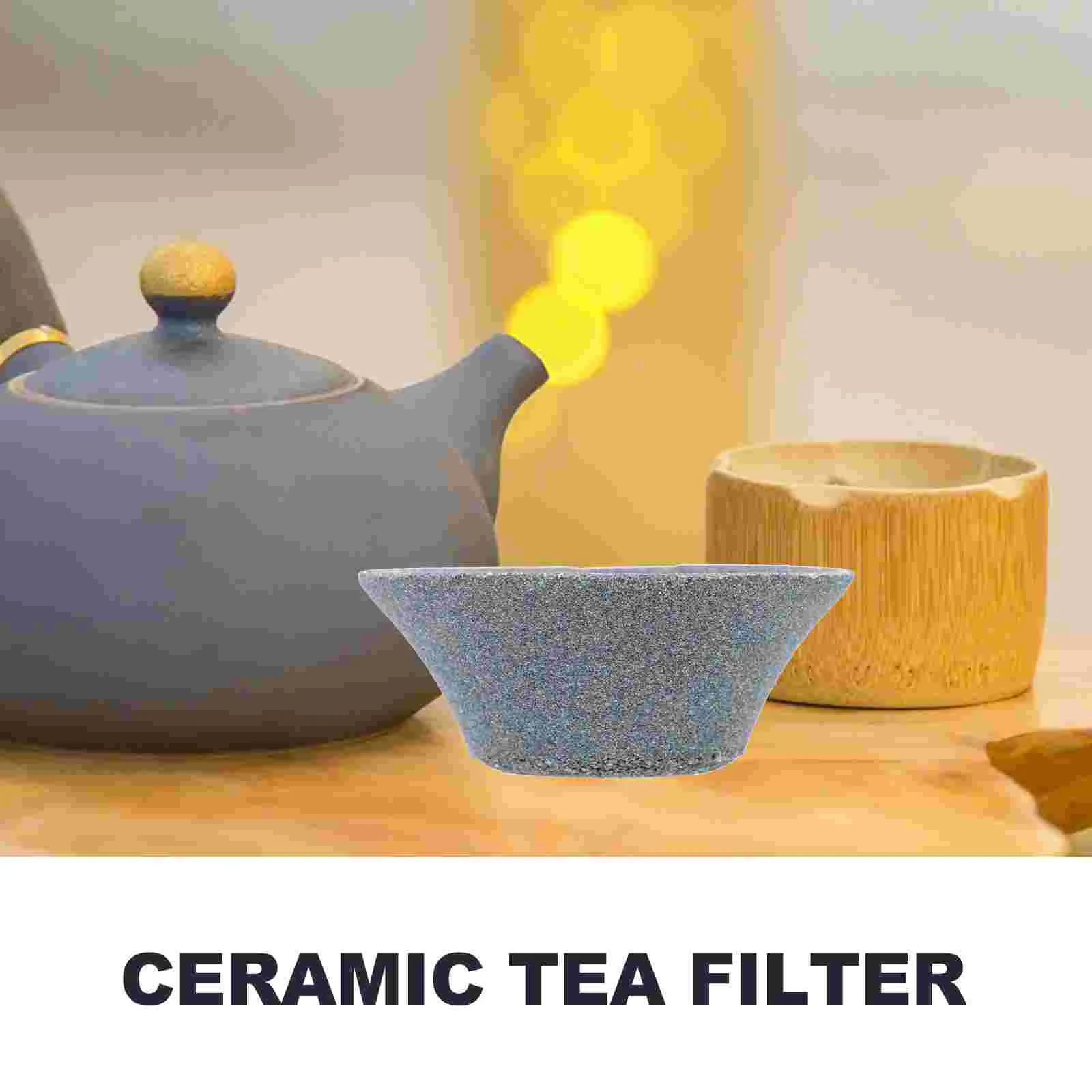 Ceramic Tea Strainer Filter Cup Teaware Accessory Kettle Watch Professional Coffee Infuser Ceramics Man