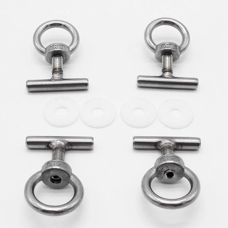 For Multivan T5 T6 Car Nut Locking Rail Load Fixing 7H5883189E Silver Fixing Eye Bolt Lashing Eye