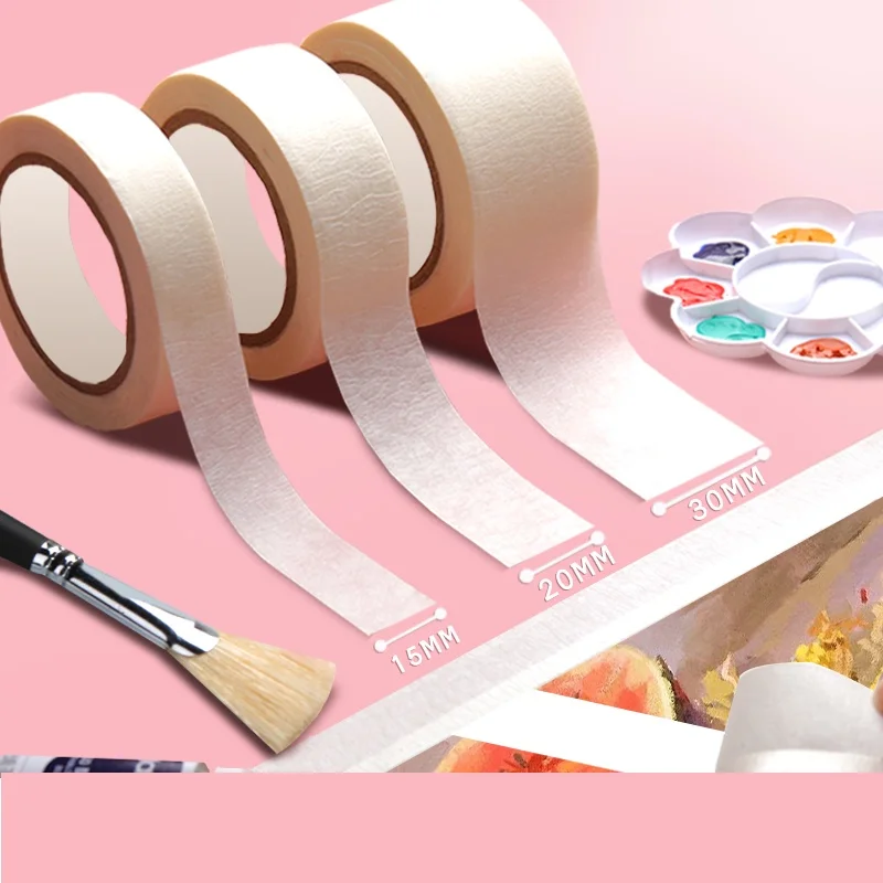 20M Automobile Handschrift Protect The Wall Painting White Paper Drawing Adhesive No Trace Masking Tape