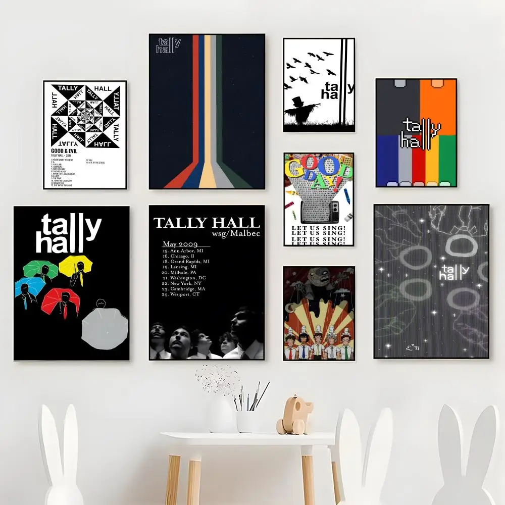 Fashion Modern T-Tally Hall Poster Premium For Living Space Home Bar Cafe Wall Decor & Gift