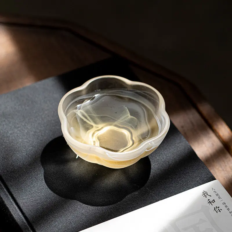 

LMM household thickened high temperature resistant glass master cup Chinese single cup women's small tea cup