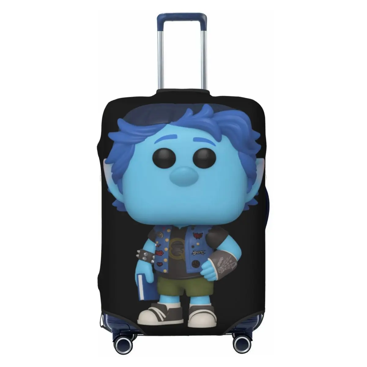 

Custom Ian And Barley Lightfoot Onward Luggage Cover Fashion Animated Suitcase Protector Covers Suit For 18-32 inch