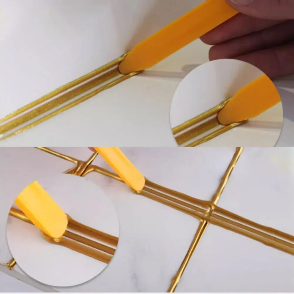 

6 шт./компл., прочный силиконовый край, инструмент для красоты швов, пластиковые инструменты для прессования швов, средство для удаления затирки, строительство