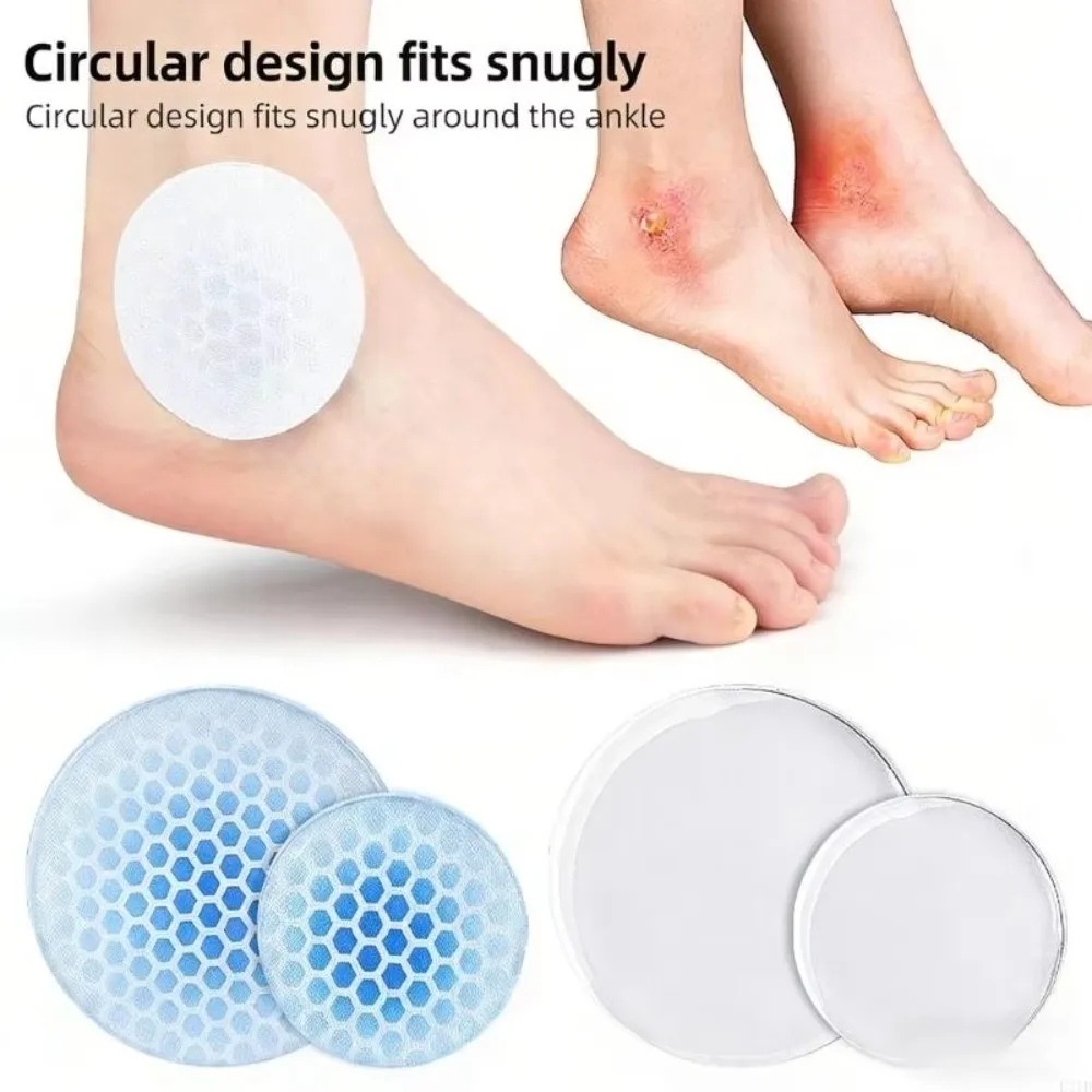 Anti-Friction Gel Pad for Ski Boots Silicone Cushioning Soft Construction Ski Boots Ankle Pad Soft Absorbing Impacts