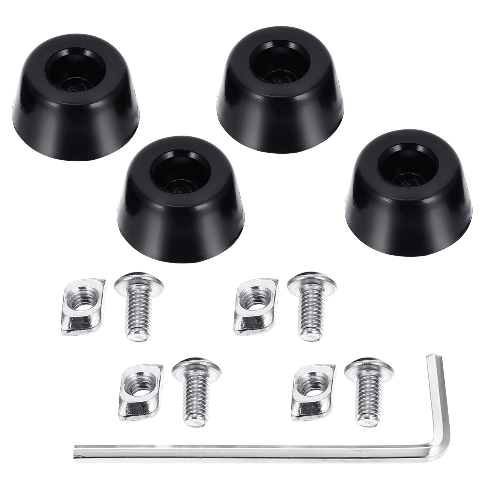 

4 Pcs Shockproof Anti-vibration Feet Mat High-quality Metal Embedded Rubber 3D Printer Accessories