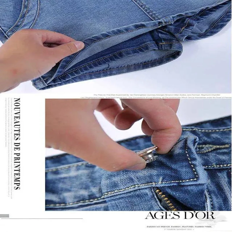 Sexy Two-head invisible zipper denim skirt pants, free to take off wide open file slim miniskirt, convenient for sex and peeing