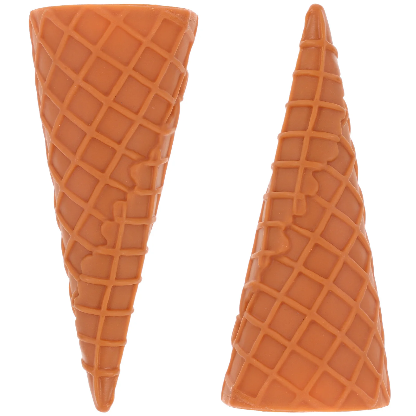 

2Pcs Realistic Artificial Ice Cream Mold for Pretend Play Simulation Food Dessert Display Photography Prop Party