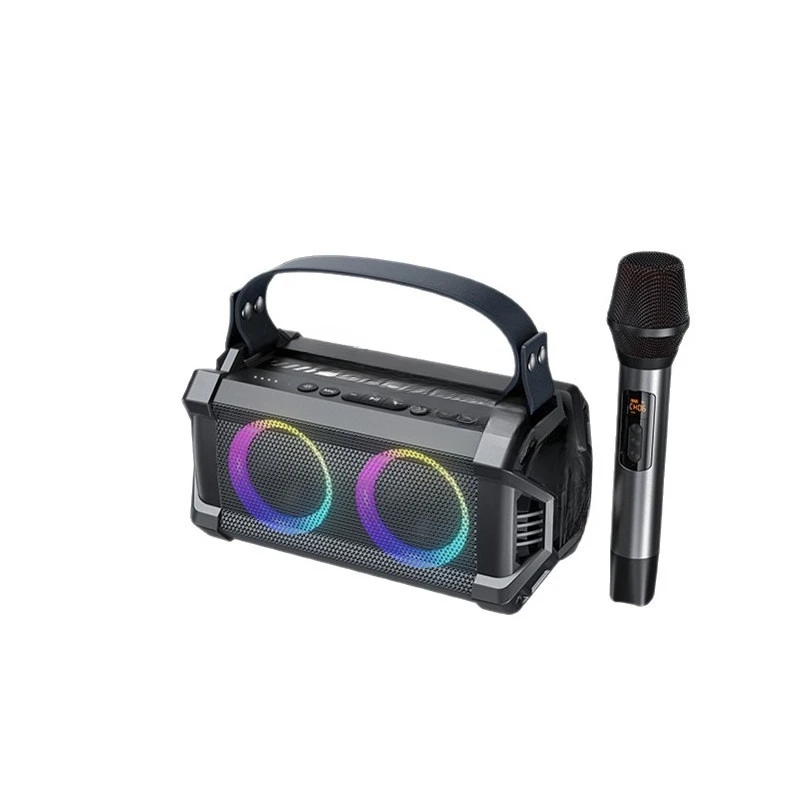 

New Outdoor Karaoke Audio Microphone Integrated Portable Square Dance Bluetooth Small Speaker