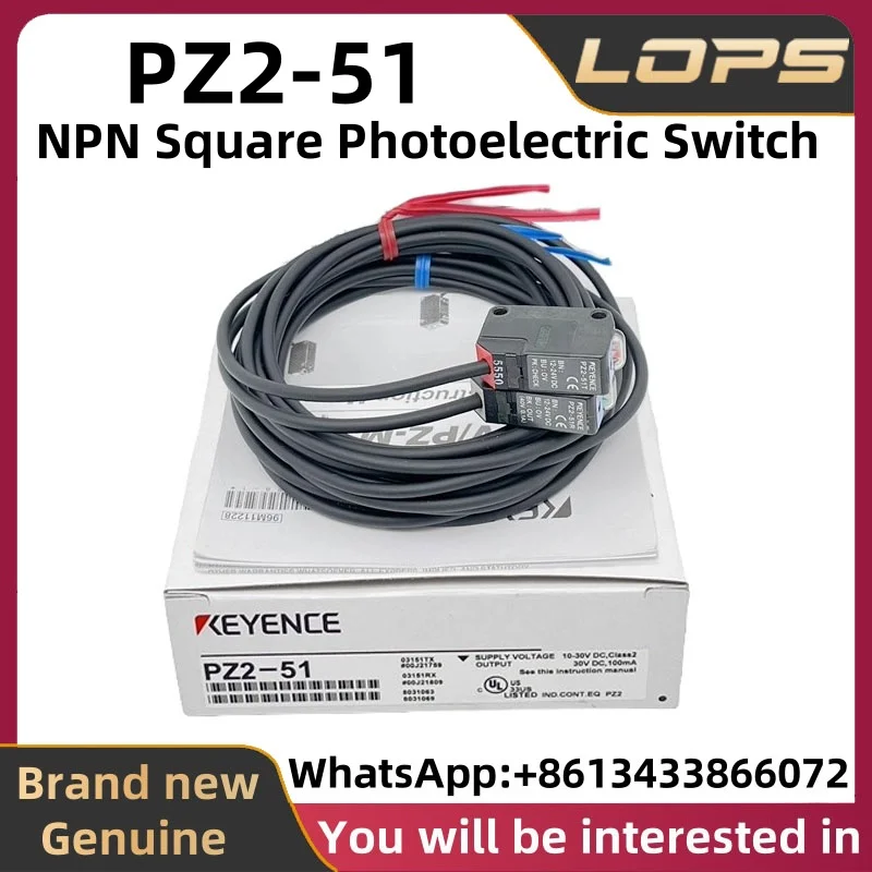 PZ2-51 New Original KEYENCE NPN Square Photoelectric Switch Sensor, Large Quantity in Stock, Welcome to Consult