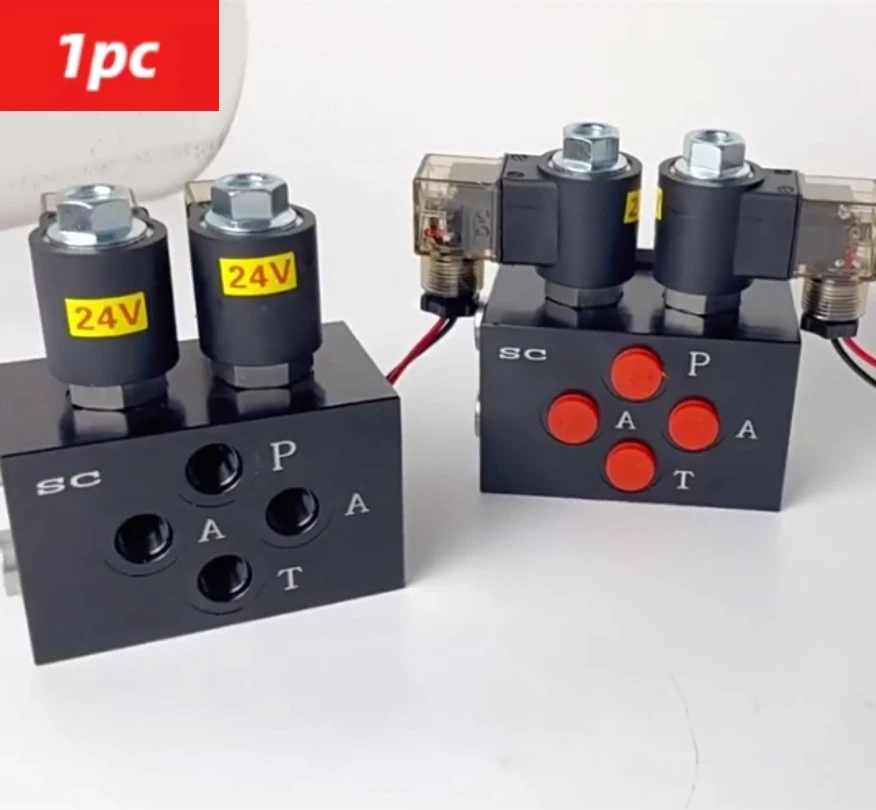 Detalhe 1 de Válvula solenoide Excavator Electronically controlled Hydraulic Two-way Solenoid Valve 12/24V Hidráulica