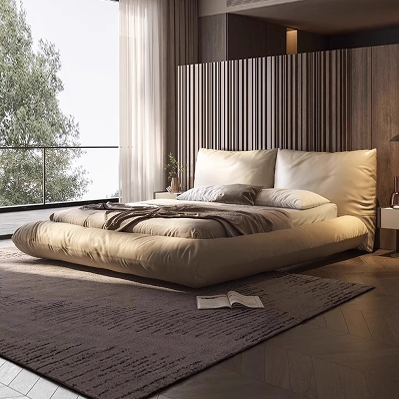 

eider down frames Headboard bed 2 people queen twin Double bed queen 180x200cm Landing master bedroom designer furniture sets