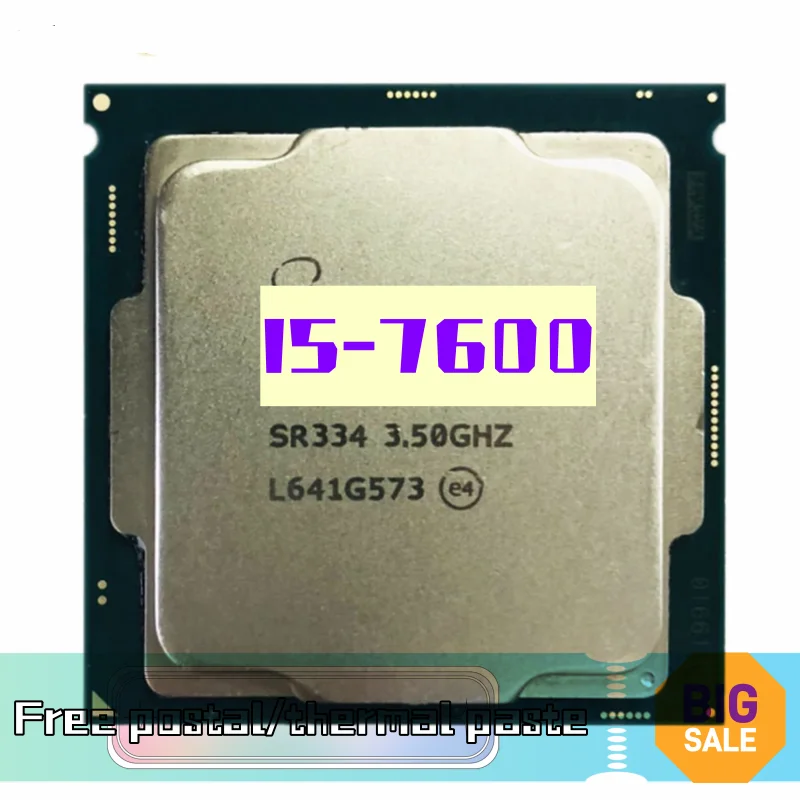 

Core i5-7600 i5 7600 3,5 ГГц четырехъядерный четырехпоточный Процессор 6 Мб 65 Вт LGA 1151