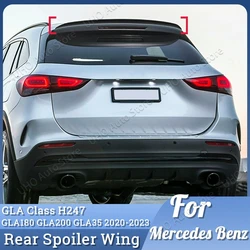 For H247 Rear Tail Trunk Spoiler For Mercedes Benz GLA Class GLA180 GLA200 GLA35 AMG 2020-2023 Car Spoiler Wing Body Kit Trim