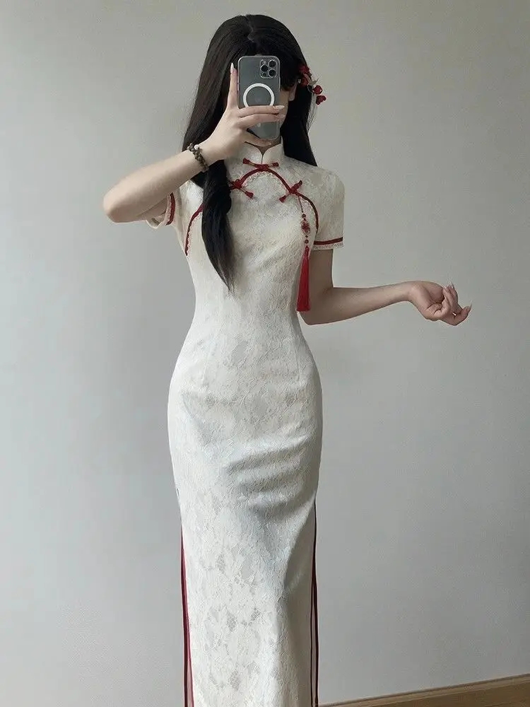 [1847 people collected]New Chinese style cheongsam 2025 new style, Chinese style, sexy engagement, daily temperament, high-end