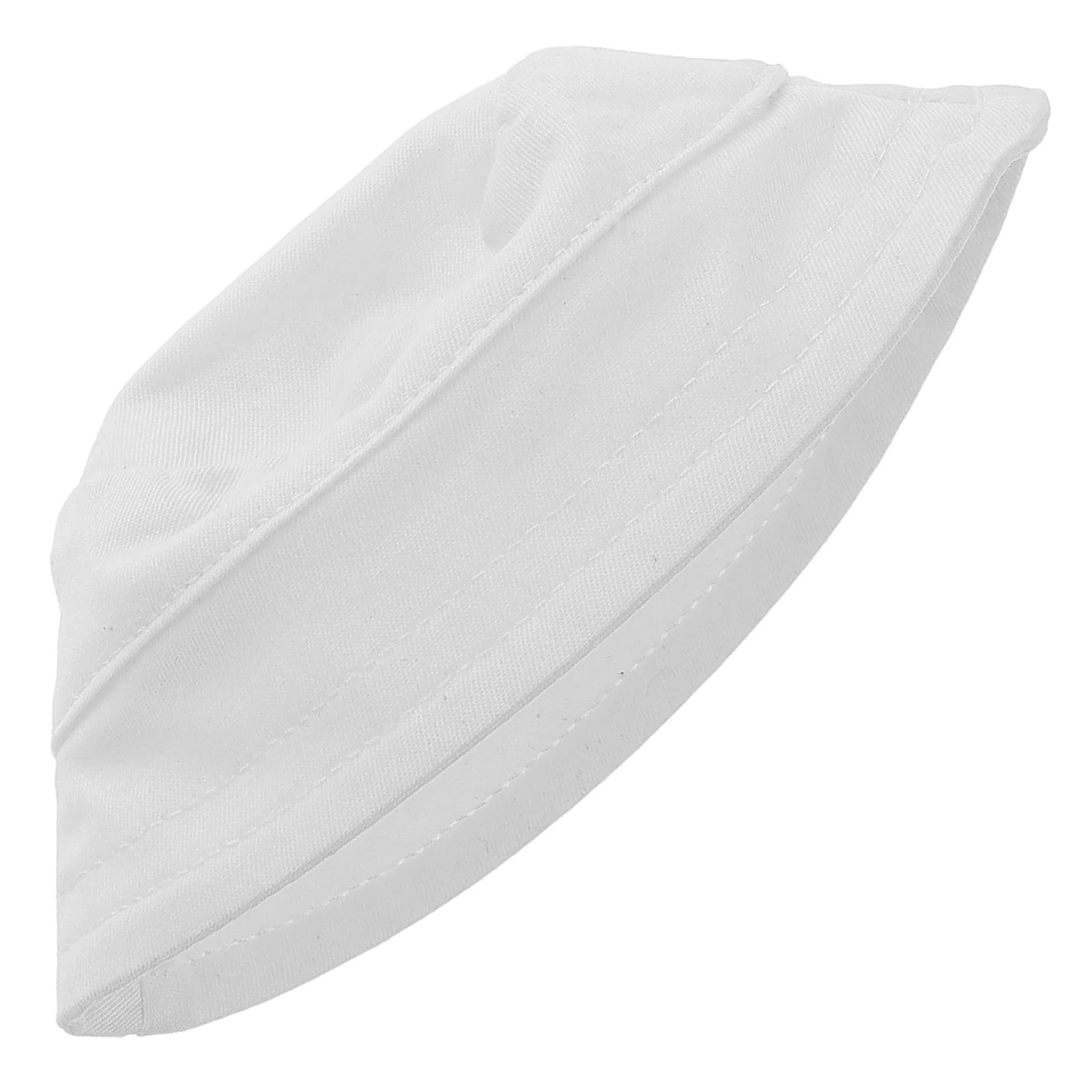 

17 Cm Fisherman Mini Bucket Hat For Crafts Diy Decor Soft Fabric Accessories White - Small Open Design Hat For Dollhouse