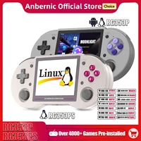 ANBERNIC-consola de juegos portátil RG353PS RG353P de 64 bits, sistema Linux, pantalla IPS de 3,5 pulgadas, reproductor de juegos Retro, compatible con HDMI, 3500 mAh