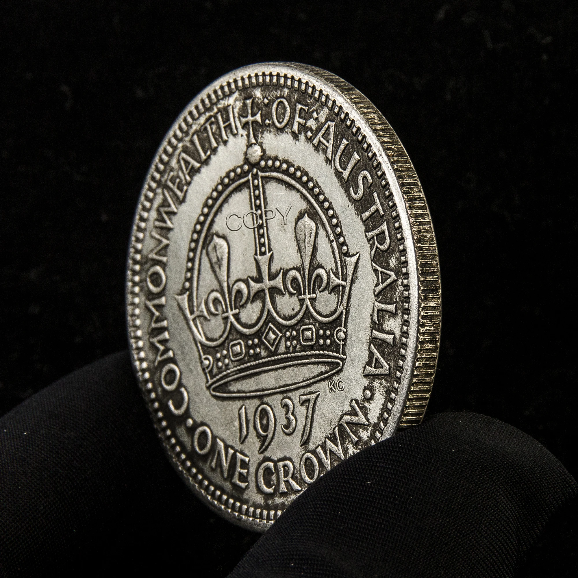 1937 الملك جورج السادس 1 كرونا عملة تذكارية - بريطانيا العظمى والمملكة المتحدة تذكارية تاج عملة لهواة الجمع