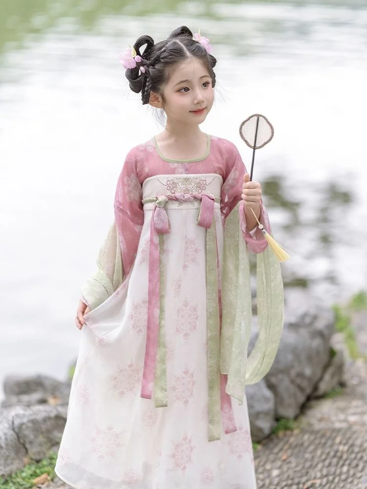 Chinese Traditional Hanfu Costume Woman Ancient Han Dynasty Dress Oriental Princess Dress Lady Elegance Tang Dynasty Dance Wear