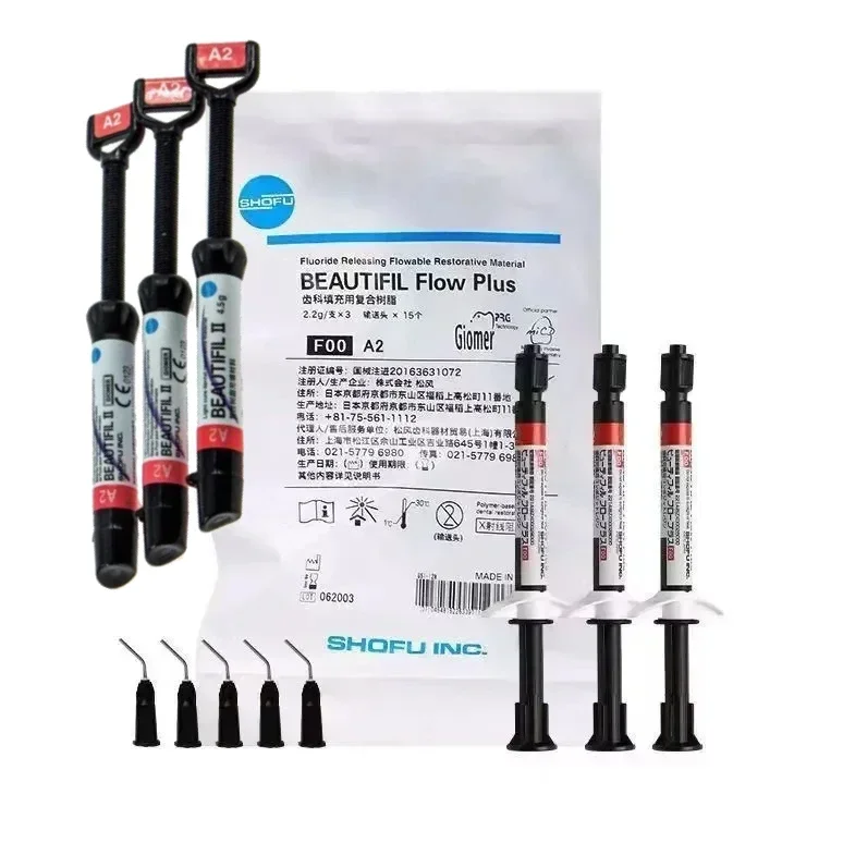 SHOFU Dental Dentistry Composite Resin Light Curing Dental Modeling Resin Material SHOFU SolidFlow Composite Resin A1 A2 A3 A3.5