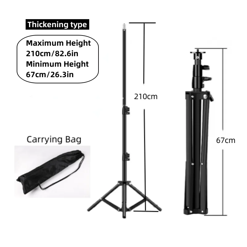 RP01-B Zware Metaallegering Lichtstatief 160 cm Statief voor Fotostudio Softbox Video Flash Reflector Verlichting Achtergrondstandaard