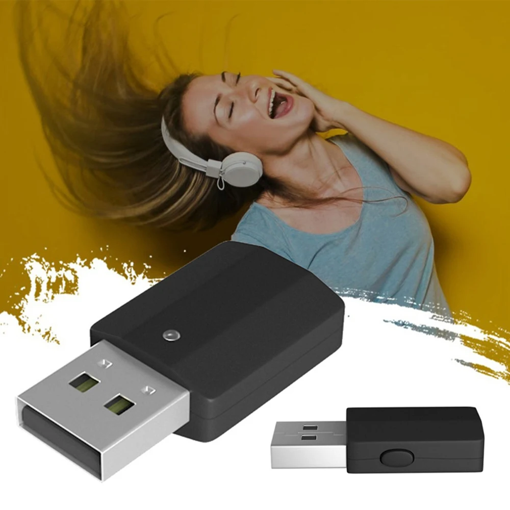 New 5.0 Transmitter Receiver Mini 3.5mm AUX Stereo Wireless Music Adapter For Car Radio TV Earphone