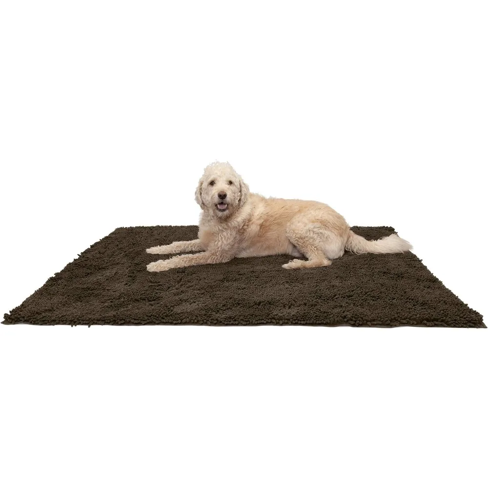 

60 x 48, высокопоглощающий дверной коврик для собак для грязных лап, 100% моющийся, идеально подходит для прихожей, кухни и ванной комнаты — Ch