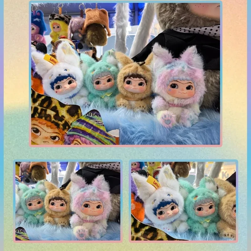 

Подлинная плюшевая игрушка Wakuku Fox Rabbit Naughtiness Diary, милая глухая коробка, модный подарок для девочек, в наличии, мягкая приятная посылка-сюрприз