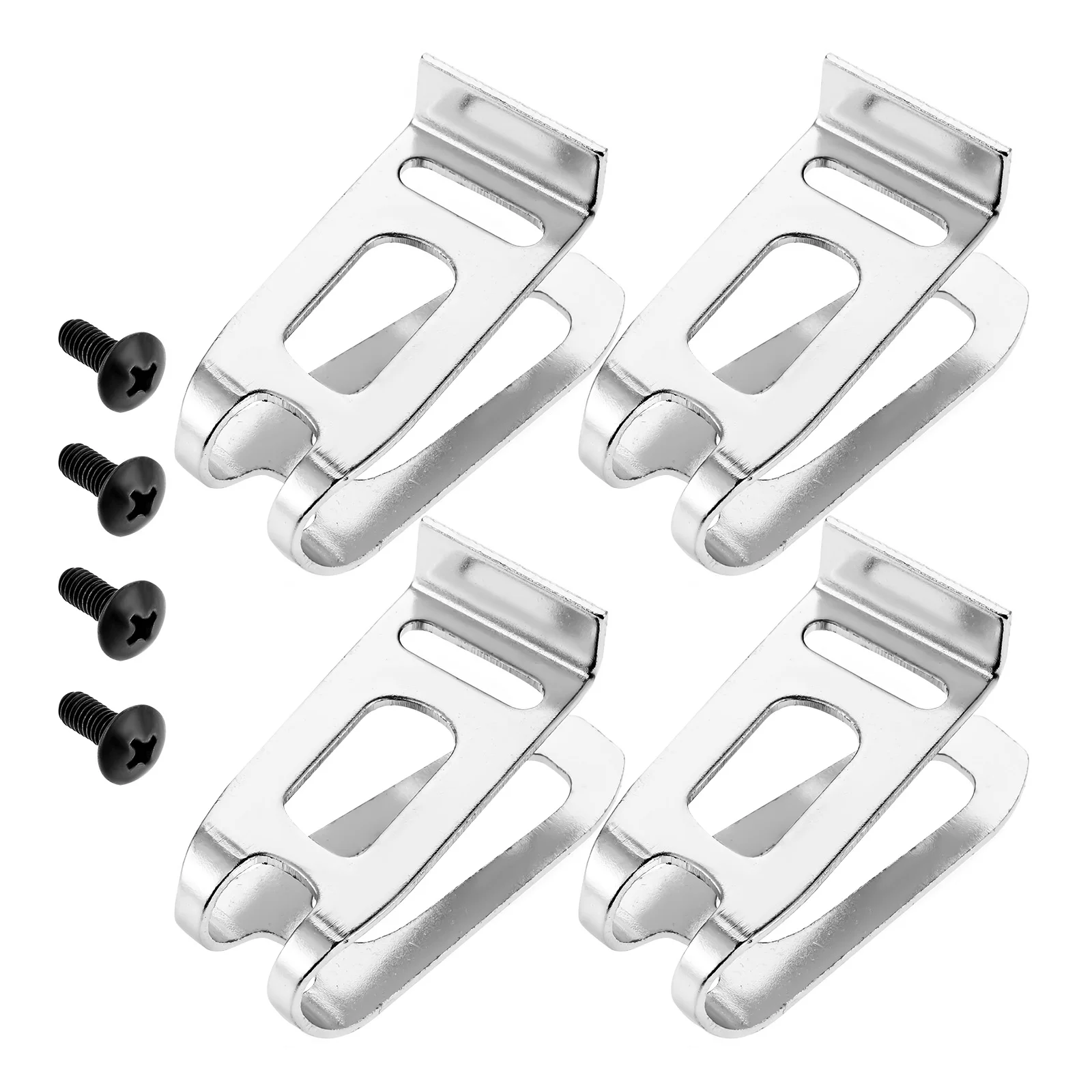 4PCS Belt Clip Hooks For DHP480 DHP482 HP457 HP347 TD127 TD126 Hammer Impact Drills Power Tool with Screws 324705-1 346317-0