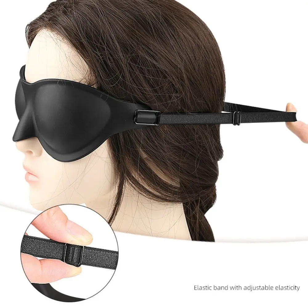 Portable Silicone Eye Mask Moisture Chamber Adjustable Sleep Mask Dry Eye Relief Soft Sleep Goggles Travel