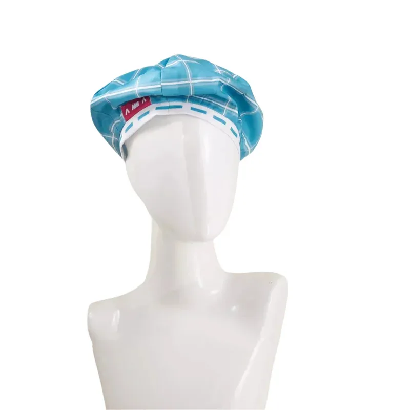 애니메이션 게임 앤 레스터 장난감 판매자 코스프레 의상 가발 긴 소매 티셔츠 격자무늬 코트 셔츠 가방 여성 귀여운 카니발 의상