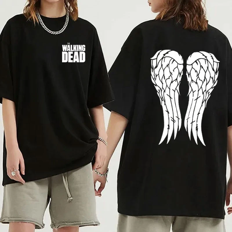 New Hot The Walking Dead T-shirts Fashion Women Men Summer Tee Shirt Unisex Casual Short Sleeve Round Neck Tops T-shirts