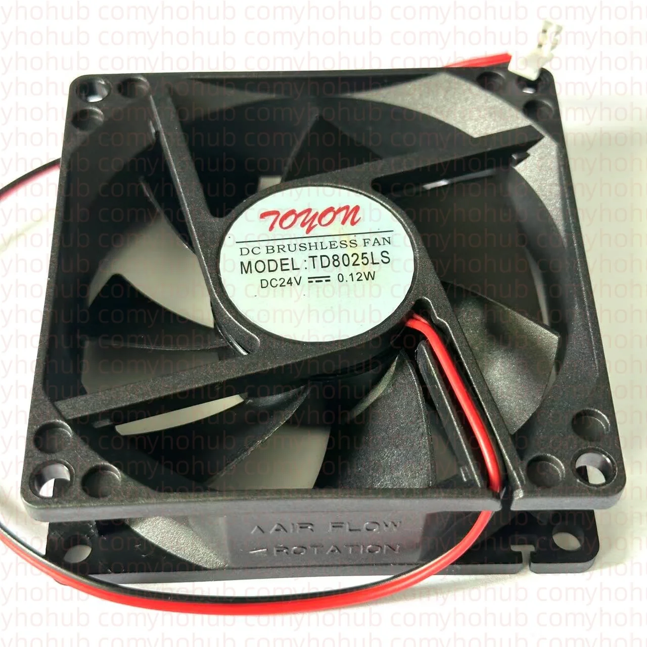 

Ltsf For TONON TD8025LS DC 24V 0.12A 80x80x25mm 2-Wire Server Cooling Fan8cm