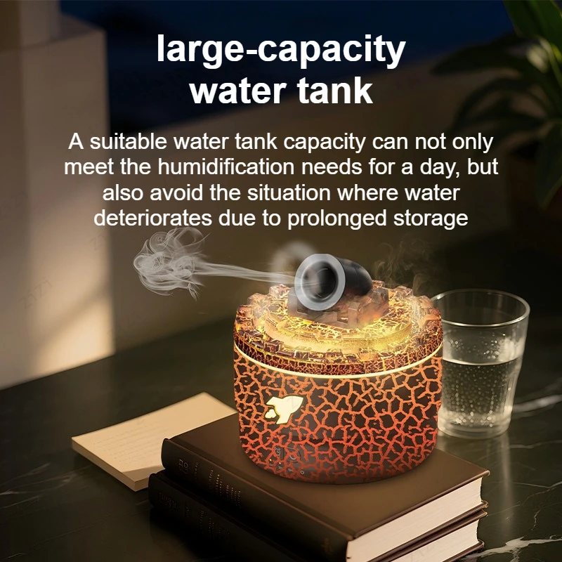 Simulation Turret Shaped Rainbow Crack Aromatherapy Machine Intelligent Timed Air Humidification Aromatherapy Machine