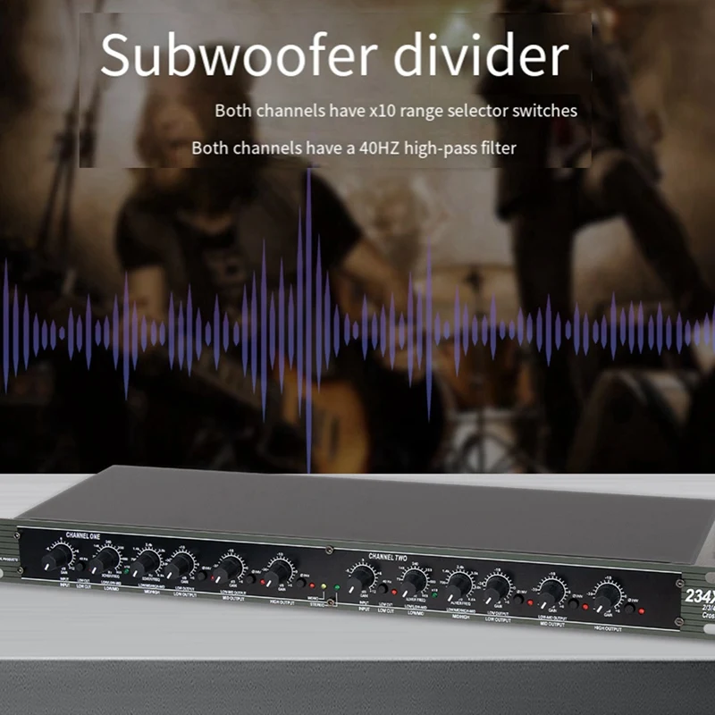 A99E-234XL Stage Crossover Bass Profesional 2 Crossover 3 Crossover 4 Crossover Audio Elektronik Crossover