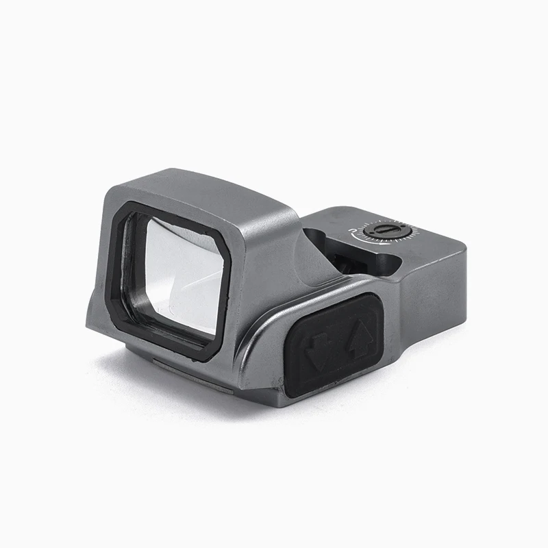 Efl-x Mini Reflex Red Dot Sight Silver and Black Color Suitable for Hand-gun Optic Sights and Comes with Gloc Mount