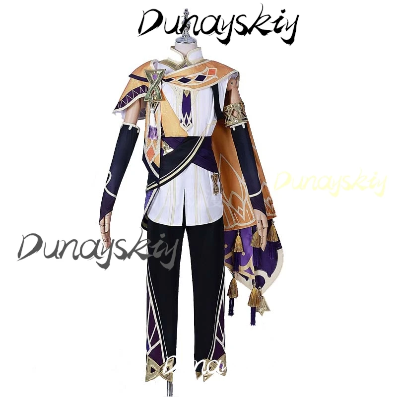 Sethos تأثيري حلي شعر مستعار كيب Sumeru أنيمي لعبة Genshin تأثير Sethos دور اللعب هالوين كرنفال ملابس للحفلات مخصصة