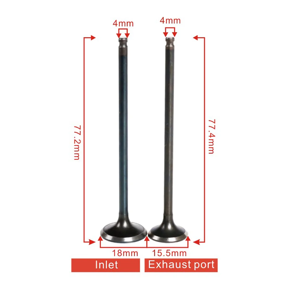 Motor Bike Engine Parts Intake & Exhaust Valves Stem Kit For Yamaha 1HX FZR250 FZR 250 Inlet Outlet Input Output Intake Valve