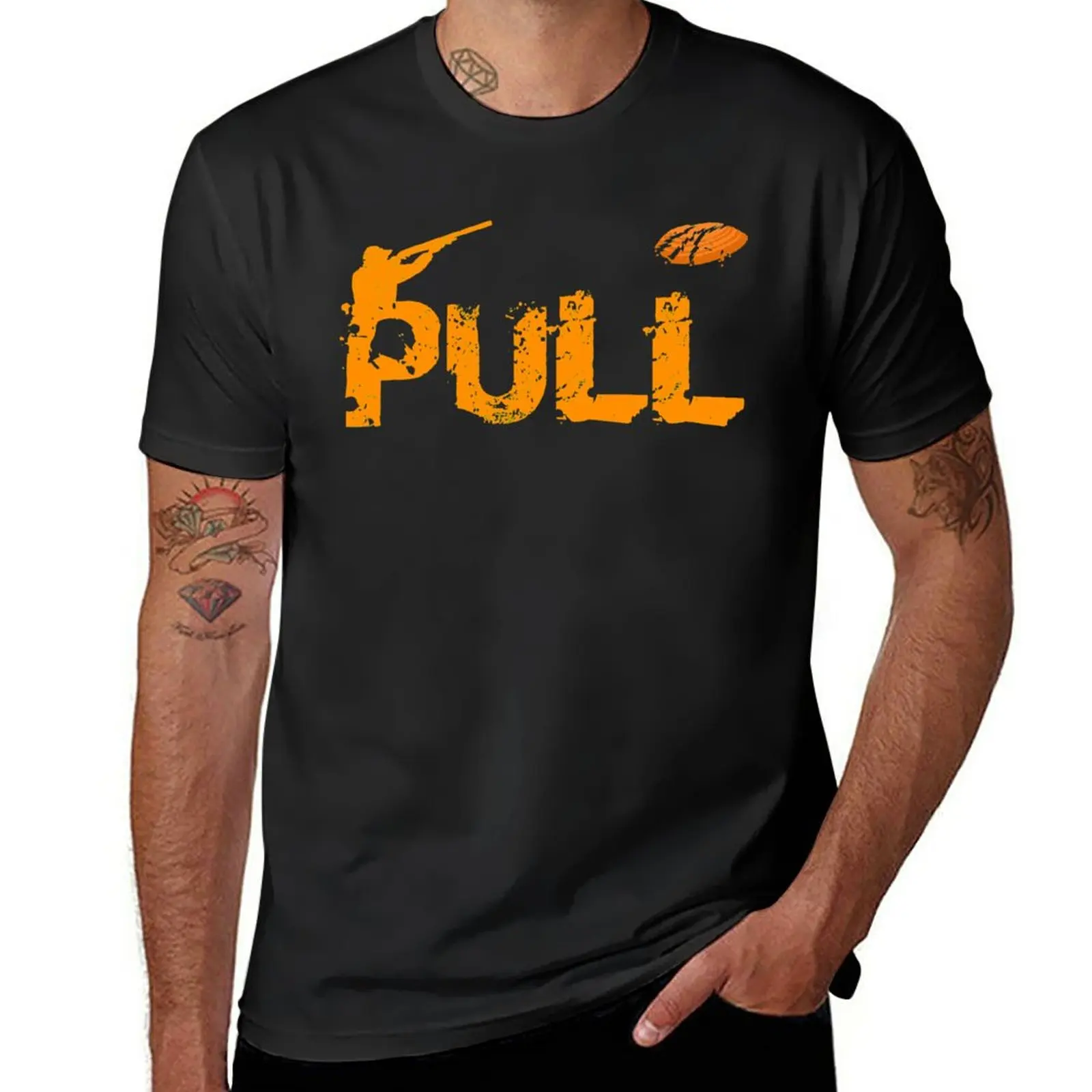 New Clay pigeon shooting Clay pigeon shooting PULL colored shooting T-Shirt graphics t shirt mens t shirt graphic