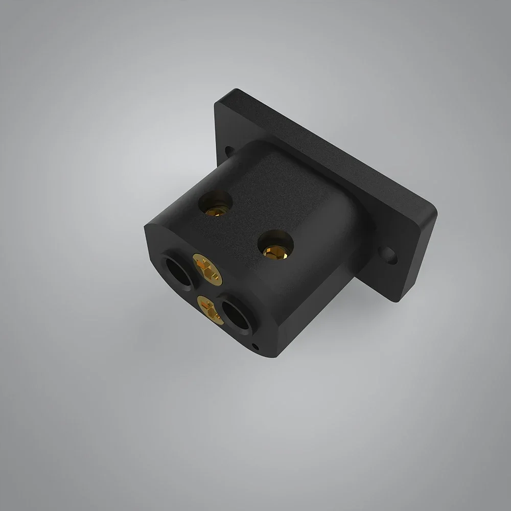 【Viborg】 VI08G Pure Copper 24k Gold Plated Plug IEC320 C7 Power Socket Connector AC 250V 2.5A AC Outlet