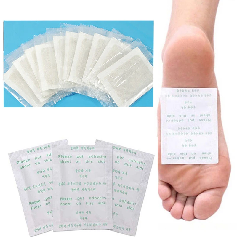 

10/60 Pieces Detox Foot Patches Bamboo Pads Sticky Foot Care Tools Improve Sleep Slimming Foot Patches Foot Care Foot Therapy