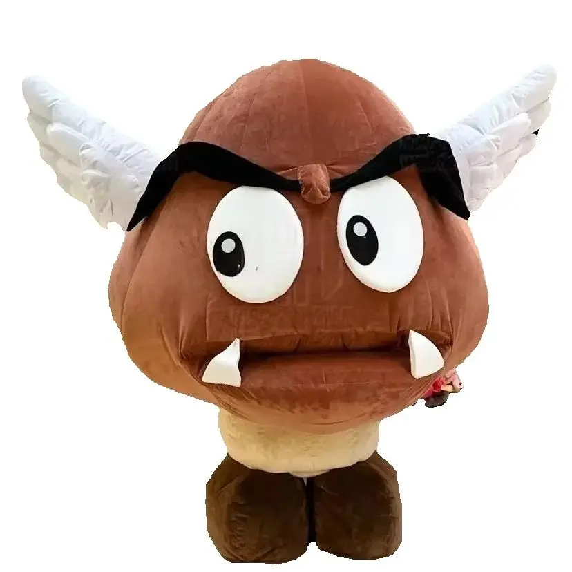 

Plush Inflatable Mushroom Boy Mascot Costume Cartoon Character Toadstool Suits Halloween Christmas Advertising Activity Dress