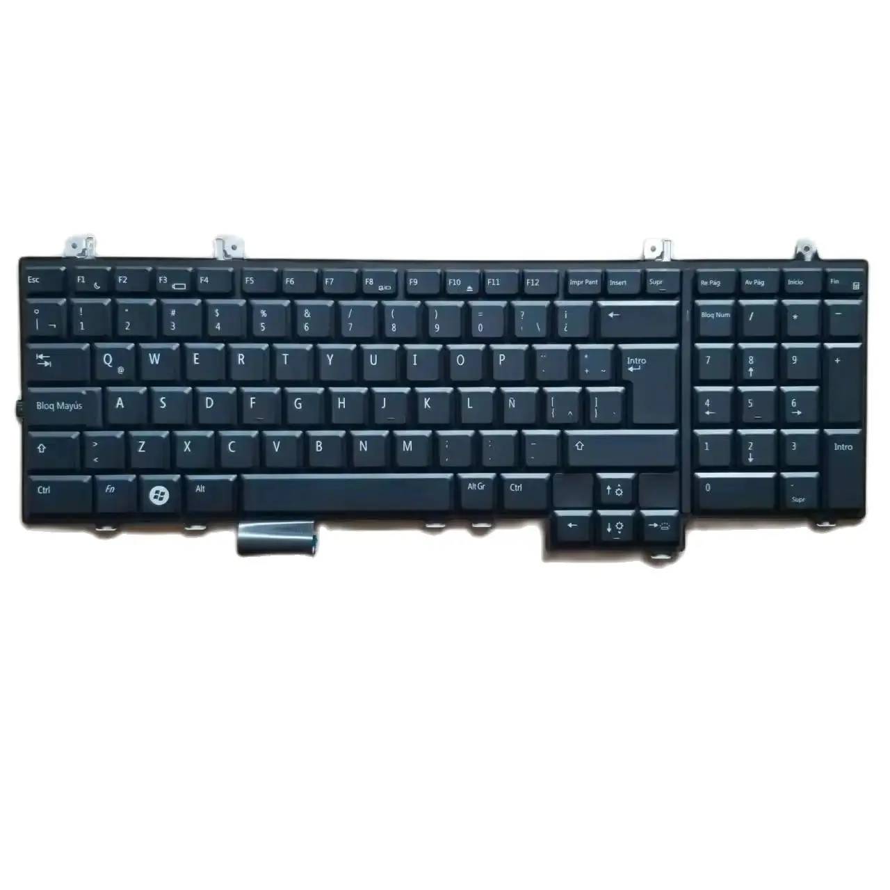 Clavier LA Latin pour Dell Studio 17, 1735, 1736, 1737, Noir, Rétro4.2, SP, Espagnol, Nouveau