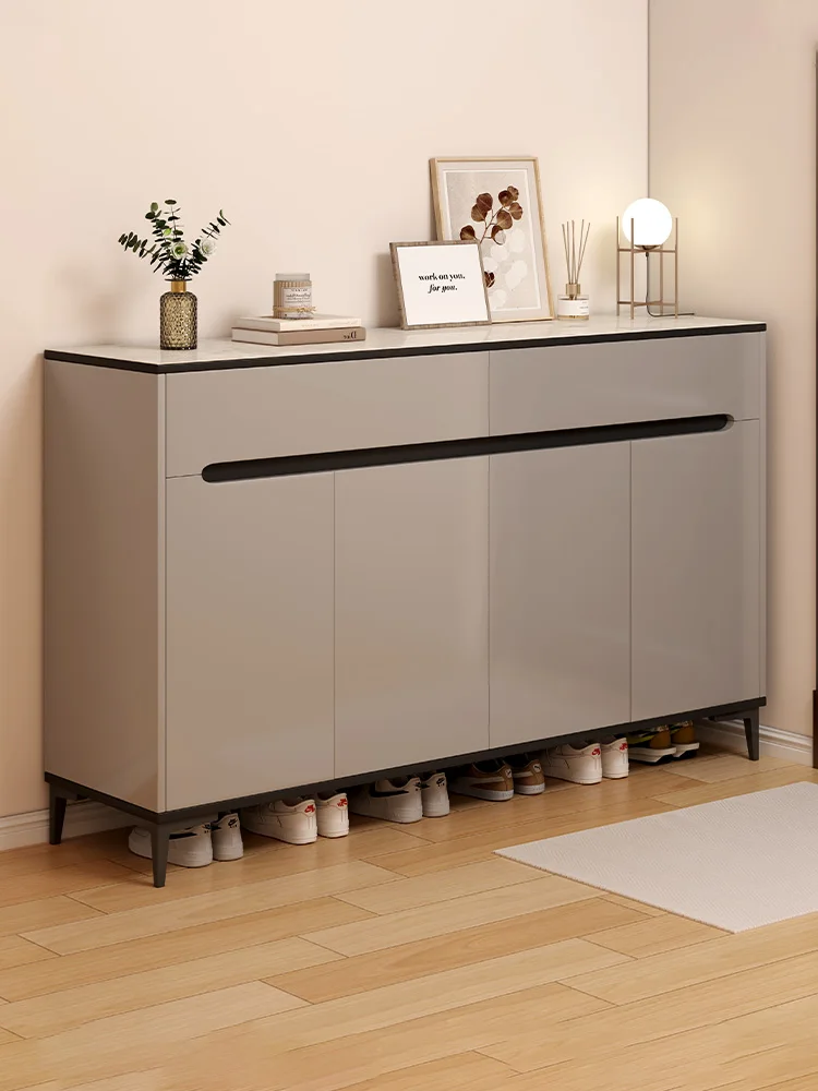 Shoe cabinet home entrance 2023 new explosion entrance porch cabinet integrated storage balcony locker corridor shoe rack